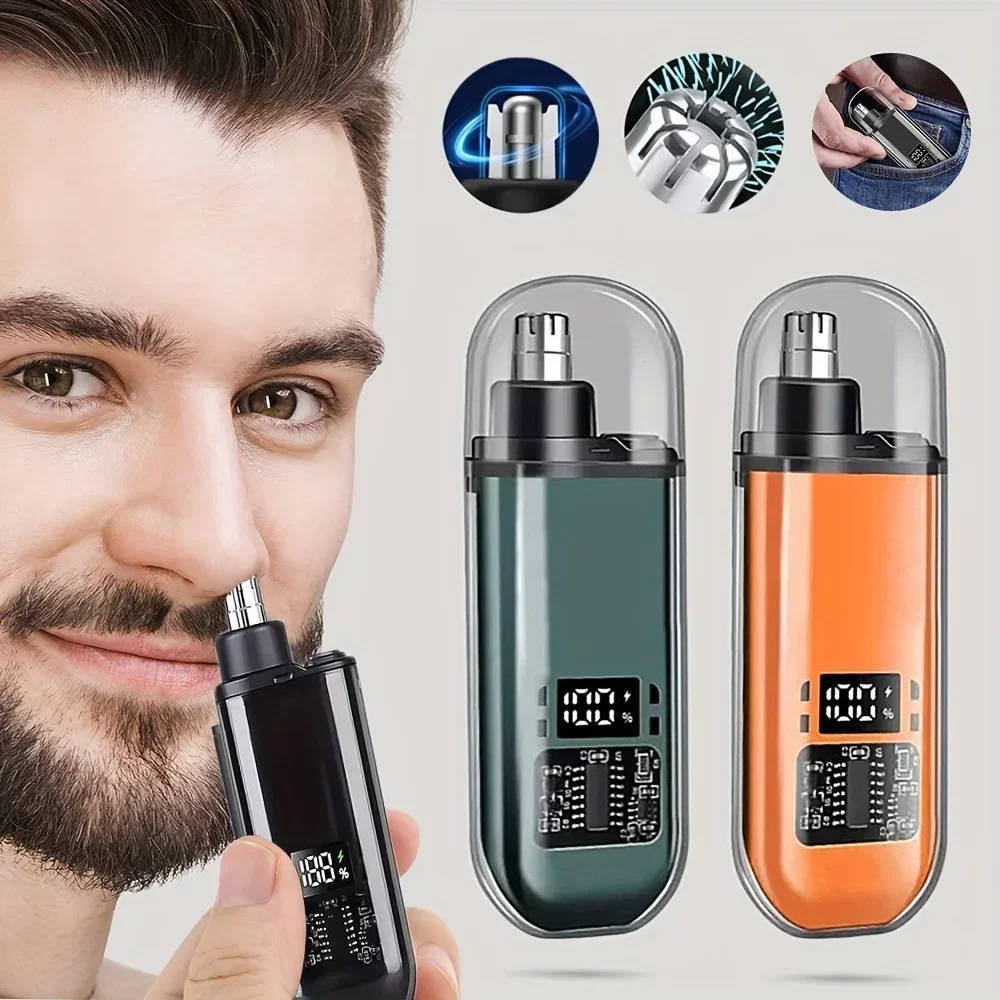 Men'S Grooming Clippers - Tondeuse nez-oreilles rechargeable USB pour hommes,