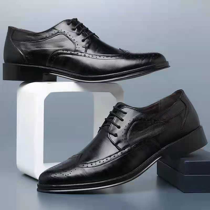 Men'S Grooming Oxford - Nouvelles Chaussures Habillées Formelles en Cuir