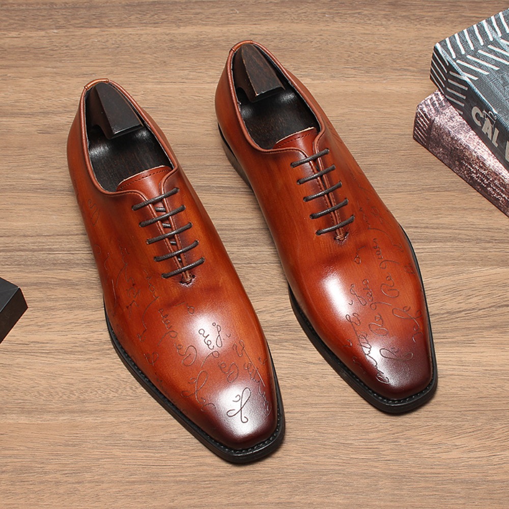 Men'S Grooming Oxford - Chaussures habillées pour hommes à motif