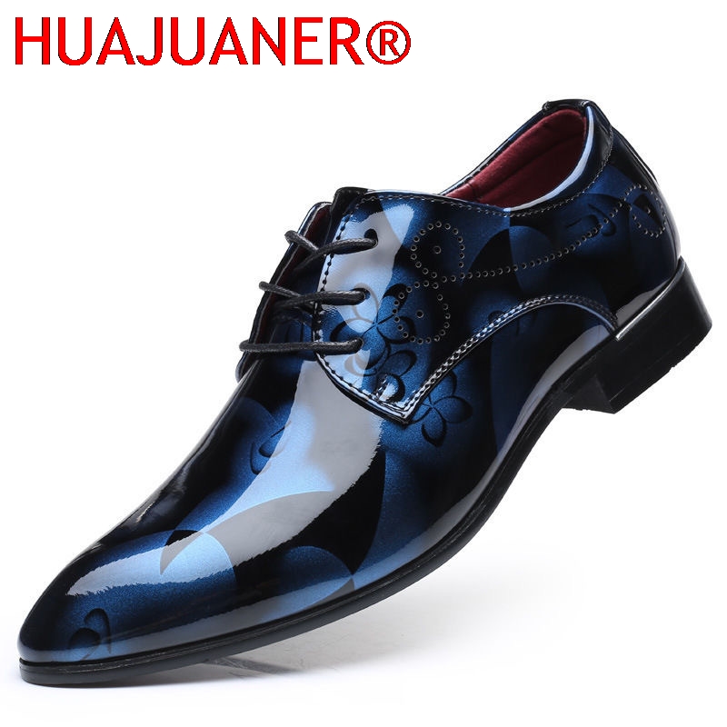 Men'S Grooming Oxford - Bureau hommes chaussures habillées motif Floral