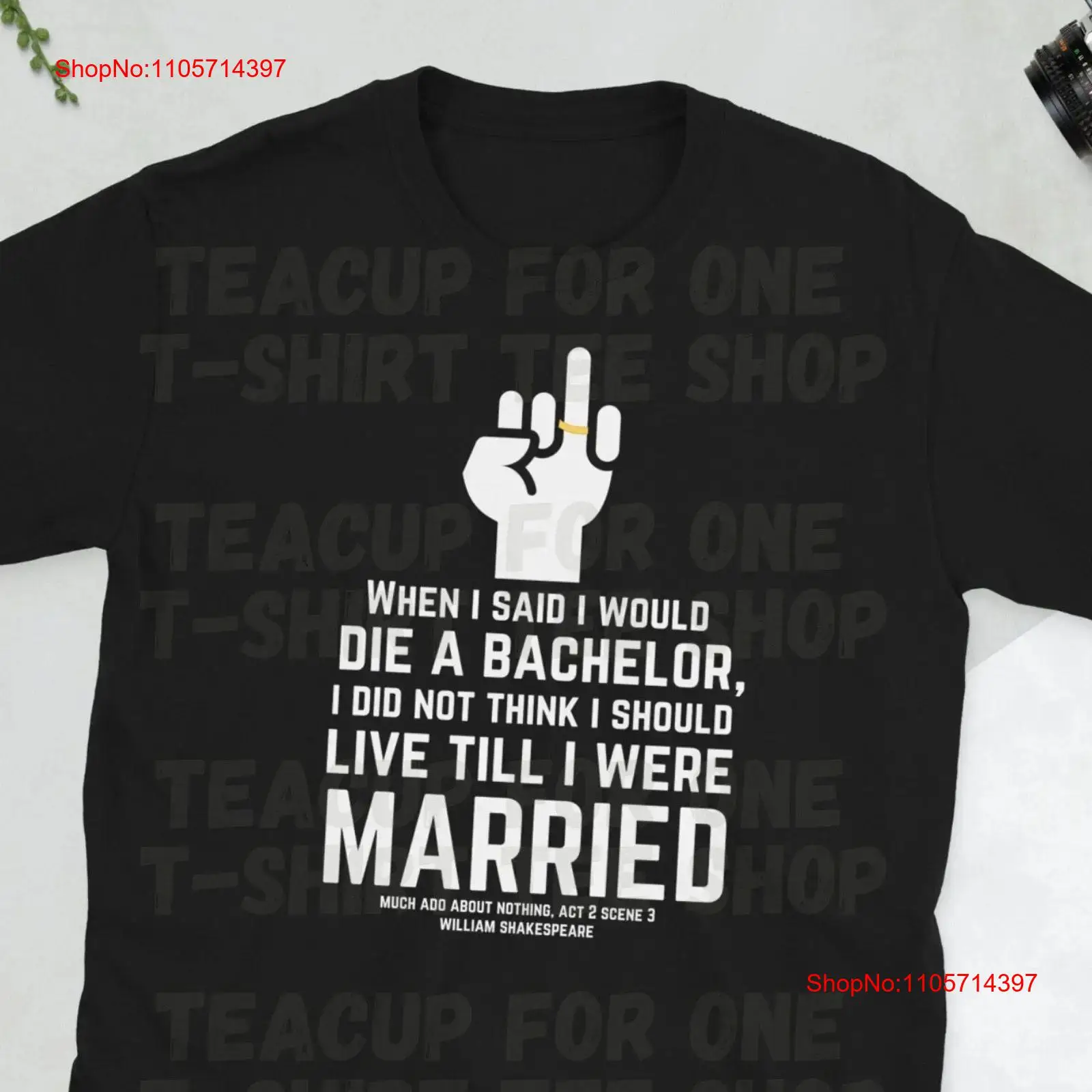 Men Grooming Quotes Short - T-shirt inspiré de Much Ado About
