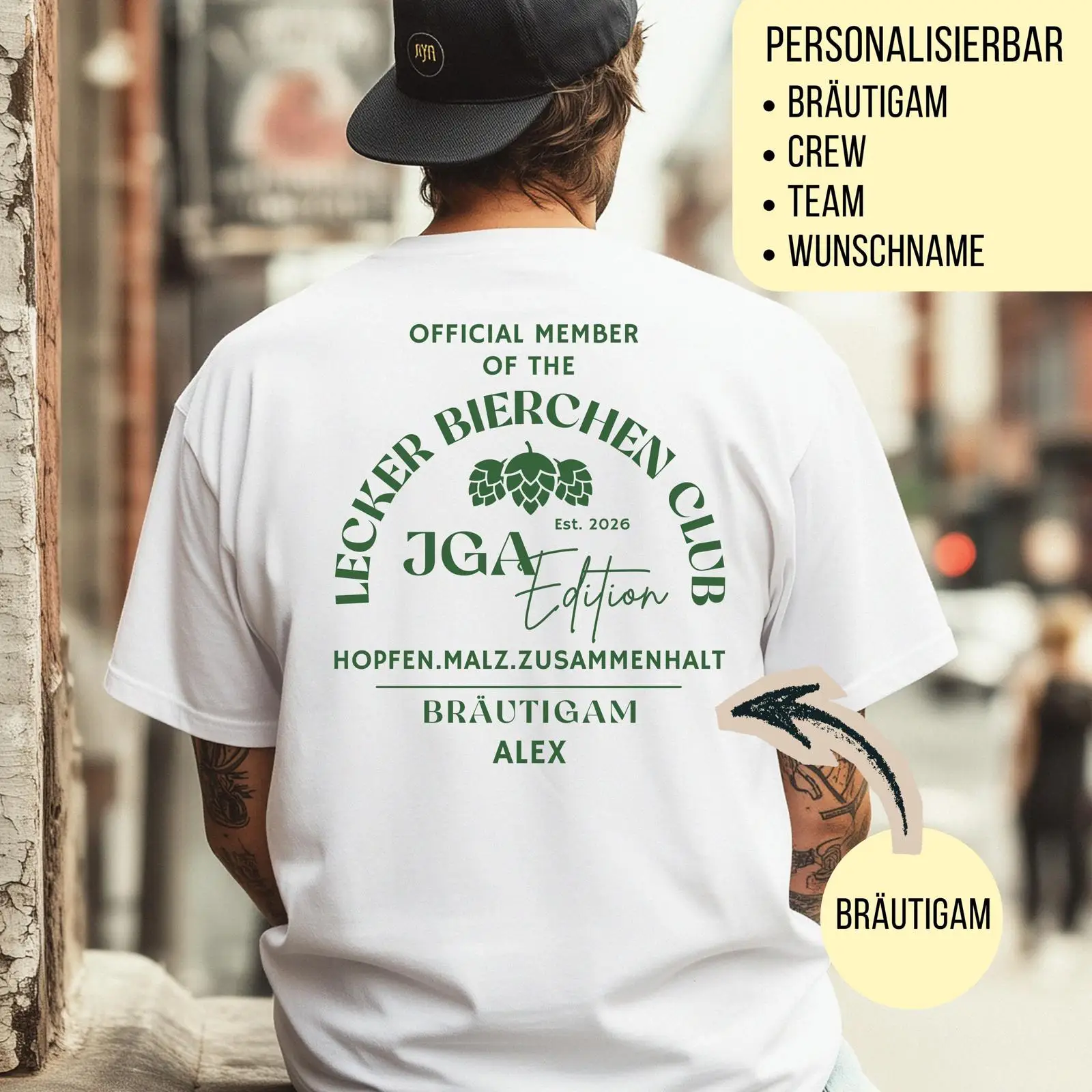 Men'S Grooming Club - T-shirt personnalisé pour homme, idéal pour