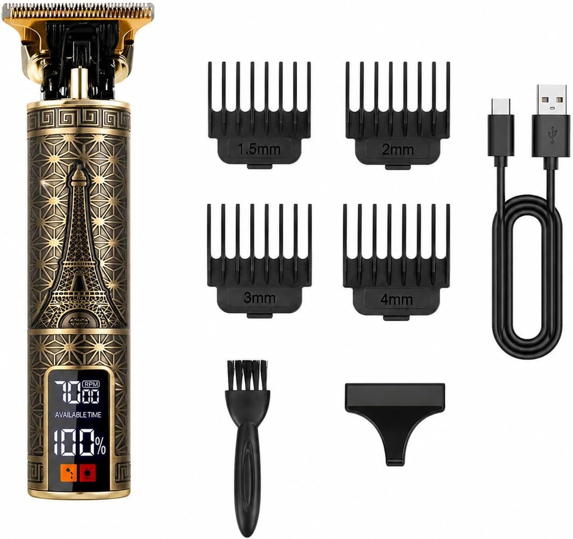 Men'S Grooming Clippers - Tondeuse à cheveux électrique professionnelle pour