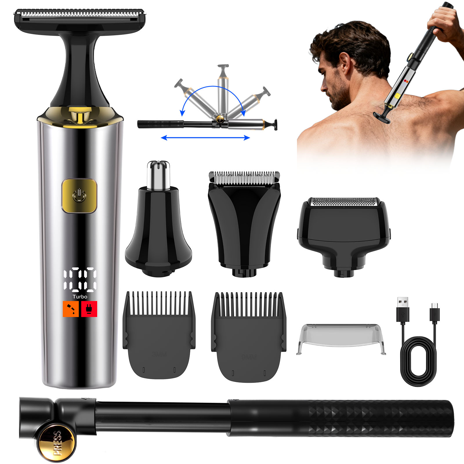 Tondeuse électrique rechargeab - Men'S Grooming Hair And Body Wash avis et prix
