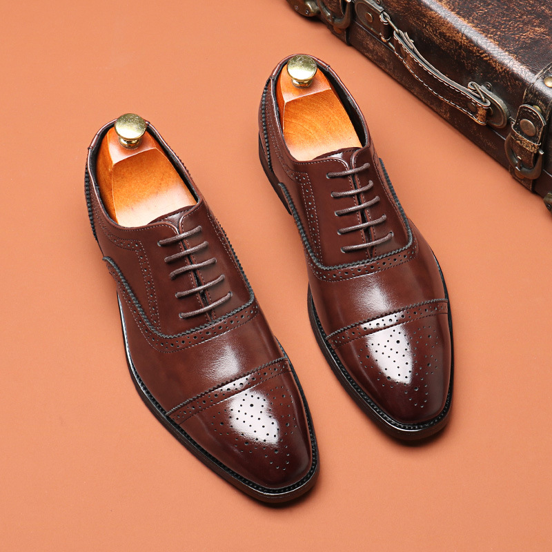Chaussures en cuir de luxe pou - Men'S Grooming Oxford avis et prix