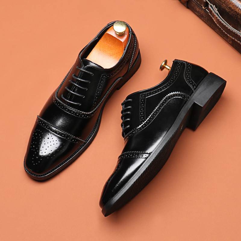 Chaussures en cuir de luxe pou - Men'S Grooming Oxford avis et prix