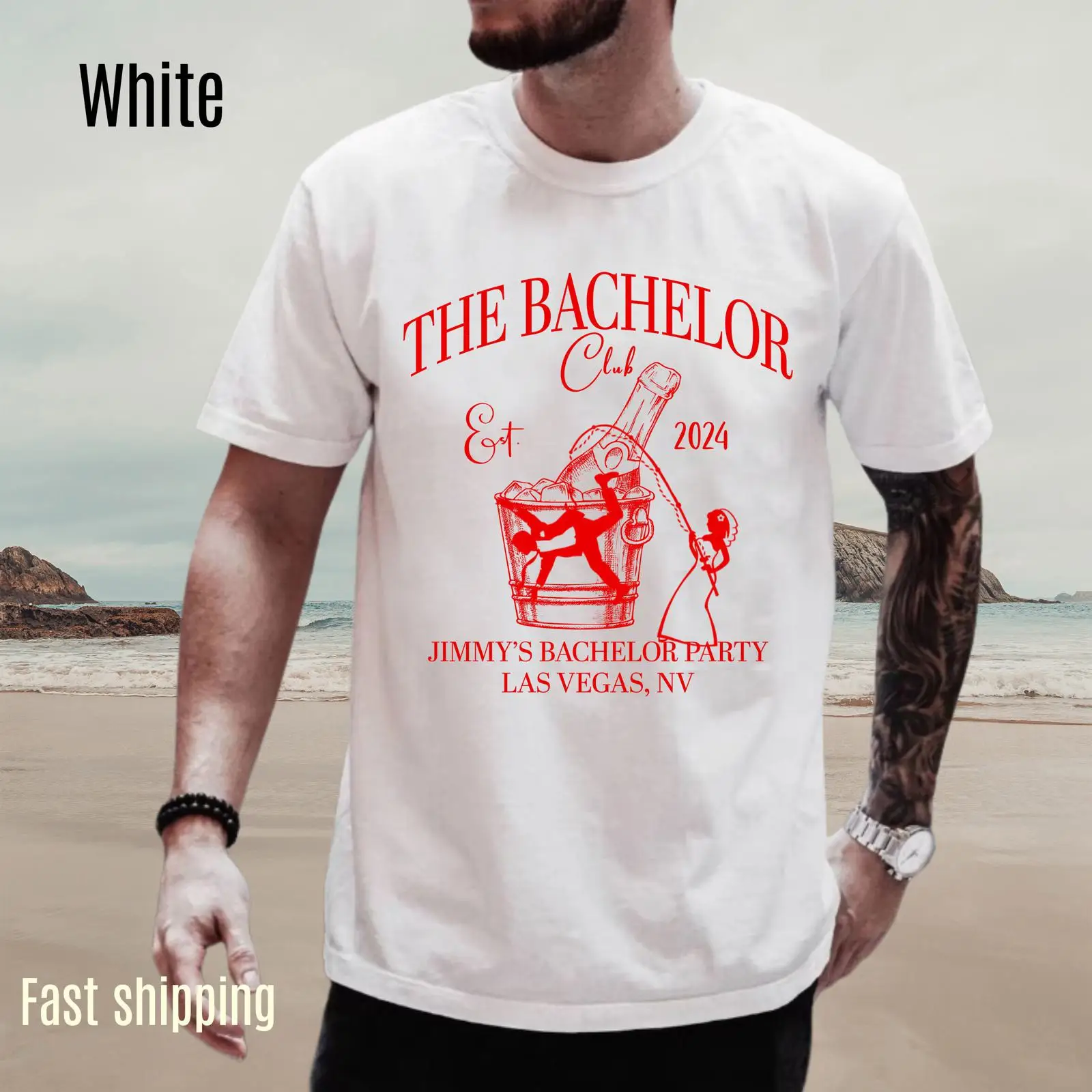 T-shirt personnalisé The Bache - Men'S Grooming Club avis et prix